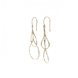 K18YG Bông tai - Hàng hiệu Authentic 871214