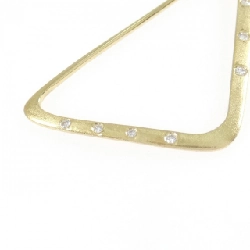 K18YG Kim cương Brooch 0.065CT - Hàng hiệu Chính hãng 871043