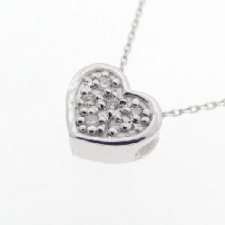 K18WG Dây chuyền kim cương hình trái tim 0.06CT - Hàng hiệu Chính hãng 858577