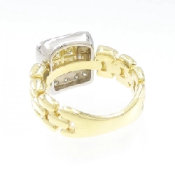 Nhẫn kim cương K18YG/PT900 0.78CT 670867