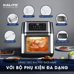 🔥 KALITE Q10 – Nồi Chiên 10 Lít Cửa Kính | Chiên Nướng Thả Ga Cho Cả Nhà! 707356