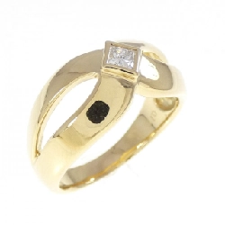 Nhẫn kim cương K18YG 0.17CT - Hàng hiệu Authentic