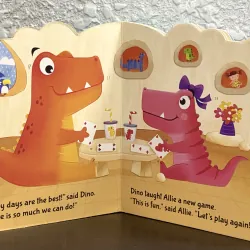 Board book DINO’S RAINY DAY – CÙNG KHỦNG LONG NHỎ VUI CHƠI NGÀY MƯA! 927627