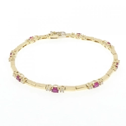 Bông tay ruby 750YG - Hàng hiệu Authentic 873859