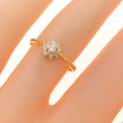 Nhẫn kim cương K18YG 0.11CT 667888