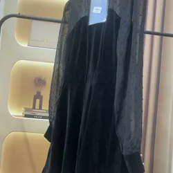 Váy nhung phối ren  690885