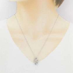 K18WG Aquamarine Necklace - Hàng hiệu Authentic 857869