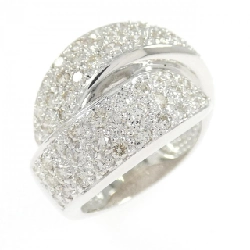 Nhẫn kim cương Pavé 750WG - Hàng hiệu Authentic