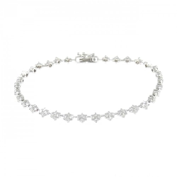 K18WG Vòng tay kim cương 1.50CT - Hàng hiệu Chính hãng 872233