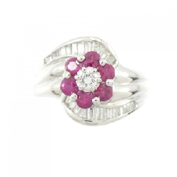 Nhẫn Ruby PT Flower 0.50CT 672778