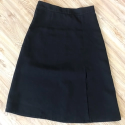 Chân váy chữ A midi màu đen size L