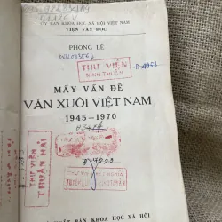 Mấy vấn đề văn xuối Việt Nam 1945-1970 - Xb 1972 993498