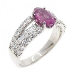 Nhẫn Ruby PT950 0.98CT