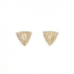 Bông tai kim cương K18YG 0.54CT - Hàng hiệu Chính hãng