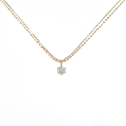 K18PG Dây chuyền kim cương 0.1CT - Hàng hiệu Chính hãng