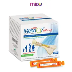 Midu MenaQ7 180mcg bổ sung canxi, Vitamin D3, Vitamin K2 dạng MenaQ7 và Arginine 723208