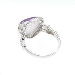 Nhẫn đá màu hình trái tim K18WG - Hàng hiệu Authentic 847258