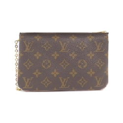 Túi đeo chéo Louis Vuitton Monogram (Flower) Pochette Double Zip M63905 - Hàng hiệu Chính hãng 767431