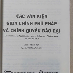 CÁC VĂN KIỆN GIỮA CHÍNH PHỦ PHÁP VÀ CHÍNH QUYỀN BẢO ĐẠI 333456