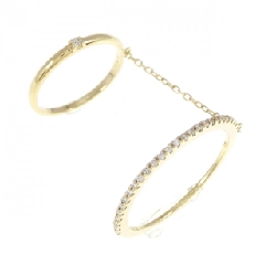 Nhẫn kim cương K18YG 0.07CT - Hàng hiệu Authentic