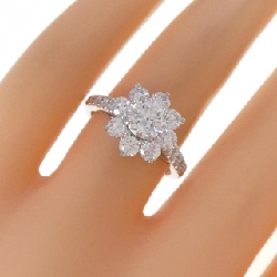 Nhẫn nhỏ hoa hướng dương Harry Winston 0.72CT E VS1 3EXT - Hàng hiệu Authentic 836271