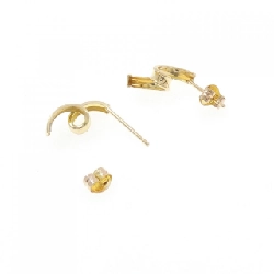 K18YG Bông tai - Hàng hiệu Authentic 865416