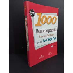 [Sách Cũ SCGR] 1000 listening comprehension practice test items for the new toeic test mới 90% ố nhẹ 2016 HCM1511