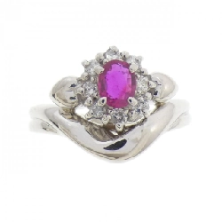 Nhẫn Ruby PT900 0.48CT - Hàng hiệu Chính hãng 851524