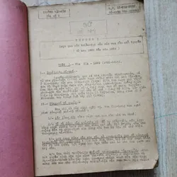 Sử | trường nữ trung học Gia long 1964. 1965 | gs Lê kim ngân | in roneo 560850