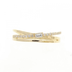 【Sản phẩm mới】Nhẫn kim cương K18YG 0.15CT 669373