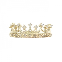 Nhẫn kim cương K10YG Tiara 0.11CT 672125