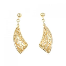 K18YG Bông tai - Hàng hiệu Authentic