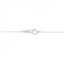 K18WG Dây chuyền kim cương hình trái tim 1.00CT - Hàng hiệu Chính hãng 862007