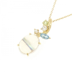 K18YG Đá màu Dây chuyền - Hàng hiệu Chính hãng 859465