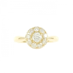 Nhẫn kim cương hoa K18YG 0.50CT 668599