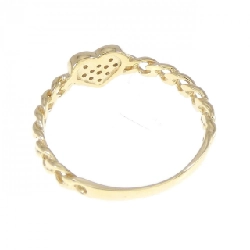 Nhẫn kim cương hình trái tim K18YG 0.06CT 672354