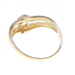 Nhẫn kim cương K18YG 0.12CT 671031