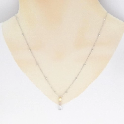 Dây chuyền kim cương ba màu K18 0.86CT - Hàng hiệu Authentic 861973