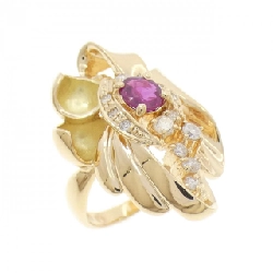 Nhẫn Ruby K18YG - Hàng hiệu Chính hãng