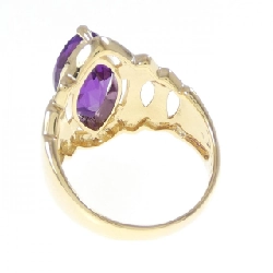 Nhẫn Amethyst K18YG 4.43CT - Hàng hiệu Authentic 849278