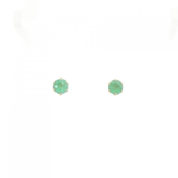 K18YG Emerald Earrings - Hàng hiệu Authentic