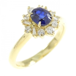 Nhẫn Sapphire K18YG 0.52CT
