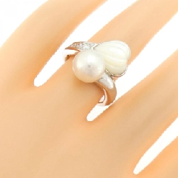 Nhẫn đá màu K18WG 667408