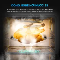 Nồi chiên hơi nước Kalite Jupiter Pro – Công nghệ hơi nước 3S siêu tốc, dung tích lớn 18L 1040513