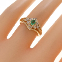 Nhẫn Emerald K18YG 0.10CT - Hàng hiệu Chính hãng 848383