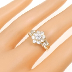 Nhẫn kim cương K18YG 0.28CT 670818