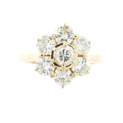 Nhẫn kim cương hoa K18YG 1.02CT - Hàng hiệu Authentic 853151