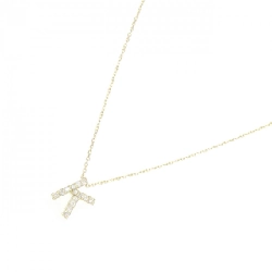 K18YG Chữ cái K Dây chuyền kim cương 0.28CT - Hàng hiệu Chính hãng 859156