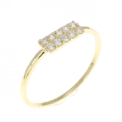 Nhẫn kim cương K18YG 0.1CT - Hàng hiệu Chính hãng