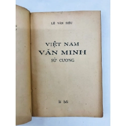 Việt Nam văn minh sử cương - Lê Văn Siêu 129802